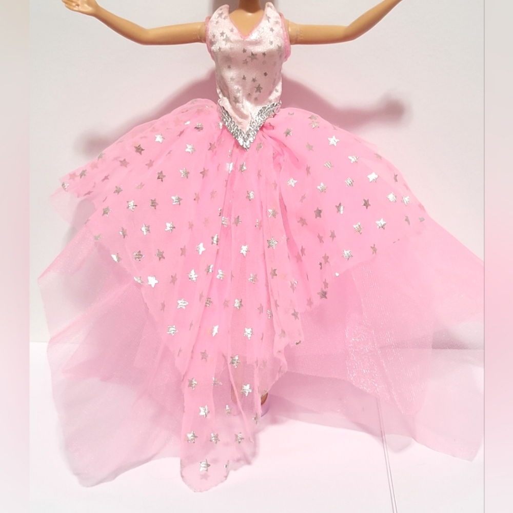 Vintage 1988 Superstar Barbie Dress + Shoes